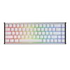 AjazzALUX68 MAX RGB Tastiera meccanica fai da te con albero magnetico a filo singolo, colore: bianco