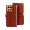 Per Motorola Moto G15 idewei Crazy Horse Texture Custodia in pelle per telefono (marrone)