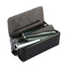 Per IQOS ILUMA / ILUMA i / 3 DUO Sigaretta Elettronica Sacchetto Magnetico Assorbimento Quadrato Anacardio Fiore (Nero)