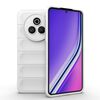 Custodia per telefono in TPU + flanella Magic Shield globale per Realme P3 Pro 5G (bianca)