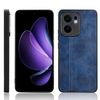 Per OPPO Reno13 F 4G / 5G Custodia per telefono con motivo a mucca e cuciture (blu)