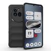 Per Nothing Phone 3a Pro Magic Shield TPU + Custodia in flanella per telefono (nero)