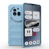 Per Nothing Phone 3a Pro Magic Shield TPU + Custodia in flanella per telefono (azzurro chiaro)