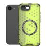 Per iPhone 16e Custodia antiurto con anello magnetico a nido d'ape (verde)