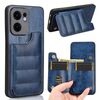 Per OPPO Reno13 F 4G / 5G Custodia per telefono con motivo a mucca e carta da cucire (blu)