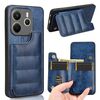 Per Redmi Note 14 4G 163,25 mm Custodia per telefono con motivo a mucca e carta da cucire (blu)
