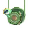 Givelong Carino Cool Pet DJ Lanyard Piccolo Ventilatore USB Ricaricabile Compatto Portatile Ventilatore da Collo Senza Lama (Drago Freddo)