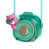 Givelong Carino Cool Pet DJ Lanyard Piccolo Ventilatore USB Ricaricabile Compatto Portatile Ventilatore da Collo Senza Lama (Cool Bear)