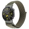 Cinturino per orologio con chiusura a strappo in nylon twill da 22 mm (verde militare)
