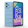 Per Samsung Galaxy F06 5G Magic Shield TPU + custodia in flanella per telefono (azzurro chiaro)