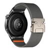 Cinturino per orologio in nylon elastico con fibbia paracadute da 22 mm (grigio scuro)