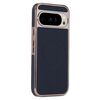 Per Google Pixel 9 Pro XL Custodia per telefono MagSafe in pelle con adesivo laterale morbido galvanizzato (nero)