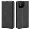 Per Asus ROG Phone 9 / 9 Pro Retro-skin Custodia in pelle con ventosa magnetica (nero)
