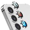 Per Samsung Galaxy S25+ 5G ENKAY Hat-Prince AR 9H Pellicola in vetro temperato in lega di alluminio per obiettivo posteriore (argento)