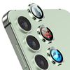 Per Samsung Galaxy S25+ 5G ENKAY Hat-Prince AR 9H Pellicola in vetro temperato in lega di alluminio per obiettivo posteriore (verde chiaro)
