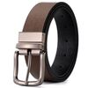 Cintura girevole da uomo Dandali con fibbia ad ardiglione casual, lunghezza: 120 cm (marrone)