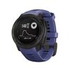 Per Garmin Instinct 22mm Kalebol cinturino in silicone con fibbia in acciaio (blu scuro)