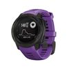 Per Garmin Instinct 22mm Kalebol cinturino in silicone con fibbia in acciaio (viola)