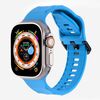 Per Apple Watch 46mm / 49mm / 45mm / 44mm Kalebol Ripple Sports Cinturino in silicone (blu)