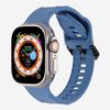 Per Apple Watch 42mm / 41mm / 40mm / 38mm Kalebol Ripple Sports Cinturino in silicone (azzurro chiaro)