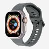Per Apple Watch 42mm / 41mm / 40mm / 38mm Kalebol Ripple Sports Cinturino in silicone (grigio scuro)