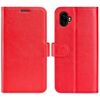 Custodia in pelle con flip orizzontale per Samsung Galaxy Xcover 7 Pro R64 (rossa)