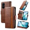 Per Redmi Turbo 4 CaseNeo Splicing Dual Magnetic Buckle Custodia in Pelle per Telefono (Marrone)
