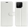 Per Asus ROG Phone 9 / 9 Pro Custodia in pelle con supporto orizzontale con texture Litchi (bianco)
