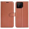 Per Asus ROG Phone 9 / 9 Pro Custodia in pelle con supporto orizzontale con texture Litchi (marrone)