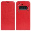 Per Nothing Phone 3a R64 Texture Custodia per telefono in pelle con flip verticale singolo (rosso)