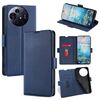 Per TCL 50 NxtPaper 5G Custodia per telefono in pelle con fibbia laterale ultrasottile e flip orizzontale (blu)