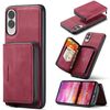 Per Samsung Galaxy S25 Edge 5G JEEHOOD J02 Custodia in pelle con cerniera magnetica orizzontale (rosso)