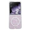 Custodia per telefono con texture a conchiglia perlescente per Xiaomi Mix Flip MagSafe (rosa)