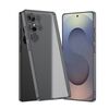 Per Samsung Galaxy S25 Ultra 5G GKK Custodia per telefono in PC semi-trasparente effetto pelle (grigio)