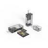 Adattatore OTG per lettore di schede trasparenti da 8 pin a SD/TF per PC/laptop/smartphone