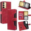 Per Realme C75 4G / 14x 5G Custodia in pelle con fibbia magnetica Global Skin Feel (rosso)