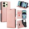 Per Redmi Note 14 4G 163,25 mm Custodia in pelle con fibbia laterale ultra sottile e flip orizzontale (oro rosa)