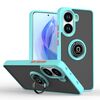 Per Xiaomi Poco X7 Pro Q Shadow 1 Series TPU Hybrid PC Phone Case con anello (blu cielo)