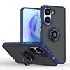 Per Xiaomi Poco X7 Pro Q Shadow 1 Series TPU Hybrid PC Phone Case con anello (blu reale)