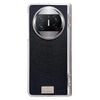 Per Huawei Mate X3 / X5 Custodia per telefono con texture litchi e bordo trasparente Spring Axis (nero)
