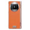 Per Huawei Mate X3 / X5 Custodia per telefono con texture litchi e bordo trasparente Spring Axis (arancione)