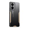 Per Realme Neo7X Blade Series Custodia per telefono in metallo ibrida in TPU (oro)