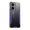 Per Realme Neo7X Blade Series TPU Hybrid Metal Phone Case (Blu)