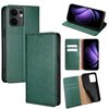 Per OPPO Reno13 F 5G / 4G Custodia per telefono magnetica in pelle tinta unita Gloss Oil (verde)