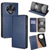 Per Tecno Spark 30 4G Gloss Oil Solid Color Magnetic Leather Phone Case (Blu)