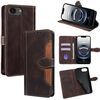 Per iPhone 16e Custodia in pelle con fibbia magnetica Skin Feel (marrone)