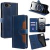 Per iPhone 16e Custodia in pelle con fibbia magnetica Skin Feel (blu)