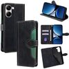 Per Redmi Turbo 4 Custodia in pelle con fibbia magnetica Skin Feel (nero)