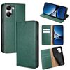 Per Redmi Turbo 4 Gloss Oil Custodia magnetica in pelle tinta unita (verde)