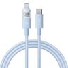 Cavo di ricarica rapida Baseus Display 20W Type-C a 8 pin, lunghezza: 1 m (blu)